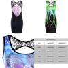 Women Summer Delicate Sleeveless Cut Out Octopus Print Mini Dress With Lace Stitching