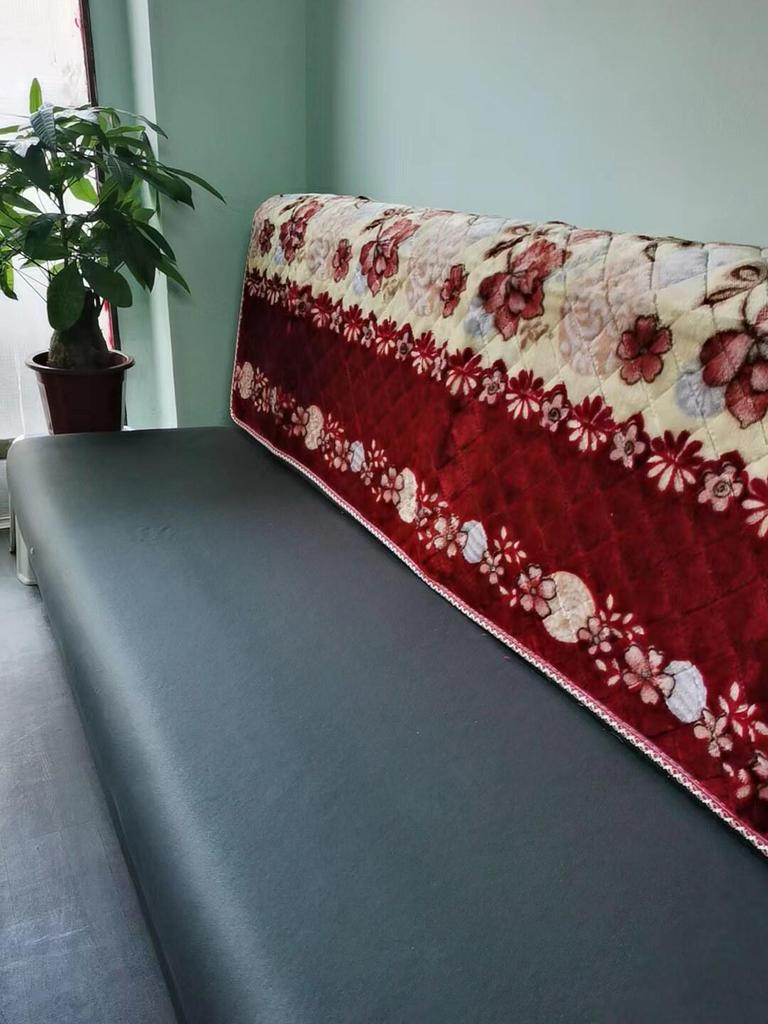 Thick Non-Slip Winter Sofa Cushion for 3-Seater - Solid Wood, Spring/Autumn Use