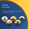 Tooth Fairy Keepsake: Gold Coin Storage Box for Children's Lost Teeth