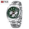 Fashion Ofns Top Brand Quartz Watches Luminous Calendar Business Six-hand Three-eye Chronograph Men's Multi-function Waterproof