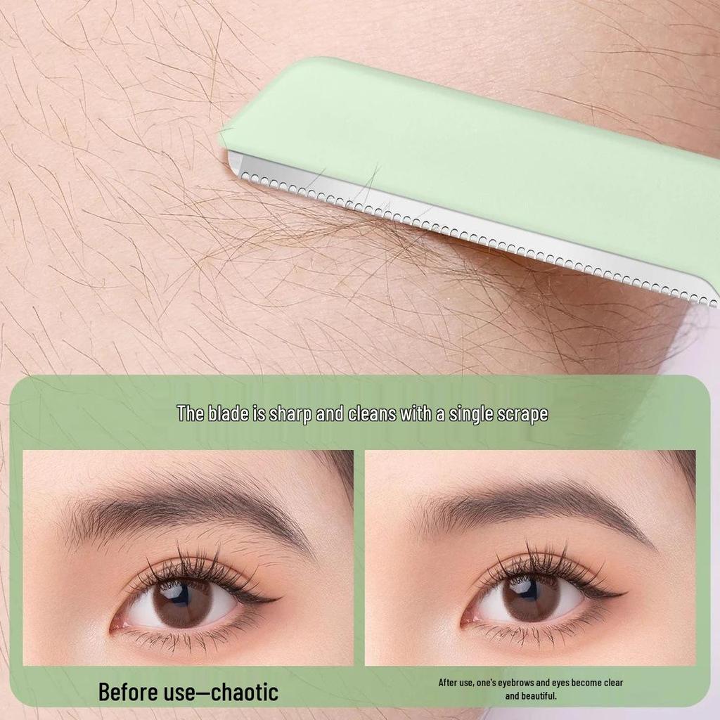 Newcomer Exclusive: Retractable Stainless Steel Eyebrow Trimmer & Shaver Set