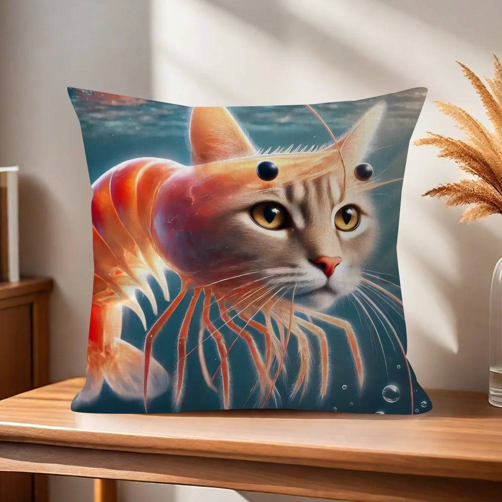 ITALlAN Brainrot Creative animal Cushion Cover Inches Farmhouse Decor Home Throw Pillow Covers for Couch Decorations