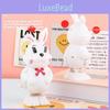 Cute Cartoon Bow White Rabbit Wind Up Toy For Kids Learning Playtime And