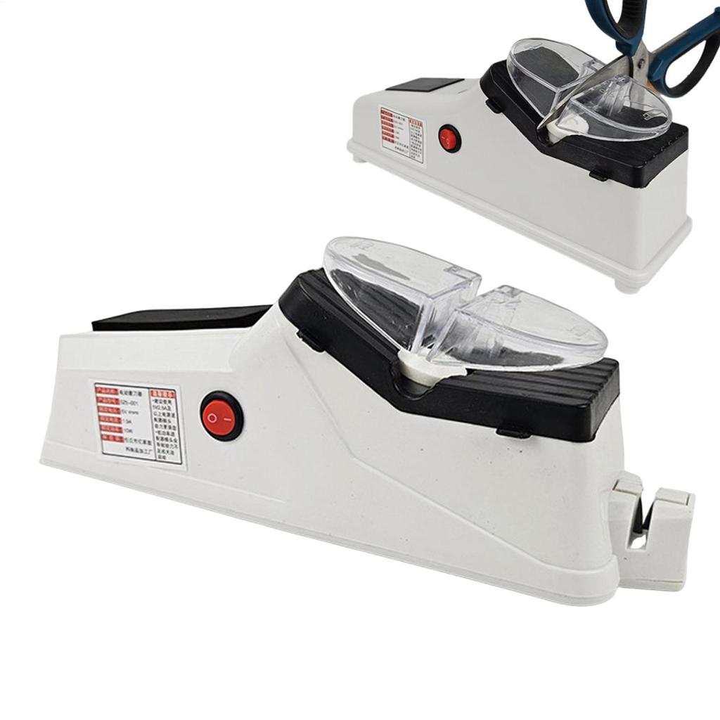 Kitchen Electric Knife Sharpener Rechargeable Professional Cutter Sharpener Fully Automatic Electric Sharpening Tool for Home