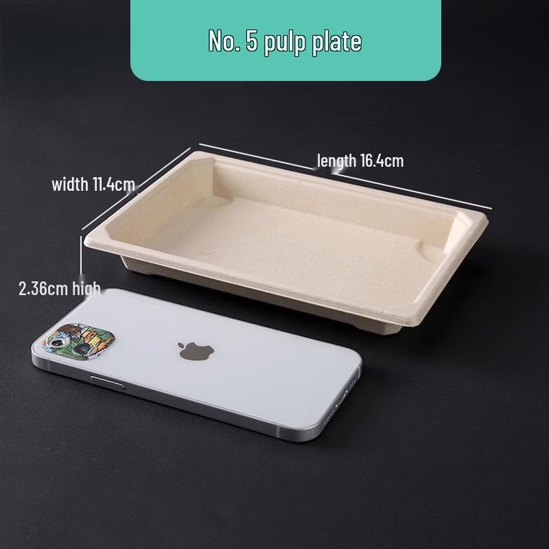 Disposable Kraft Paper Food Tray