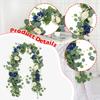 Boho Flowers Garland Artificial Eucalyptus Vine for Home Decor Table Fireplace Party Backdrop Arrangement