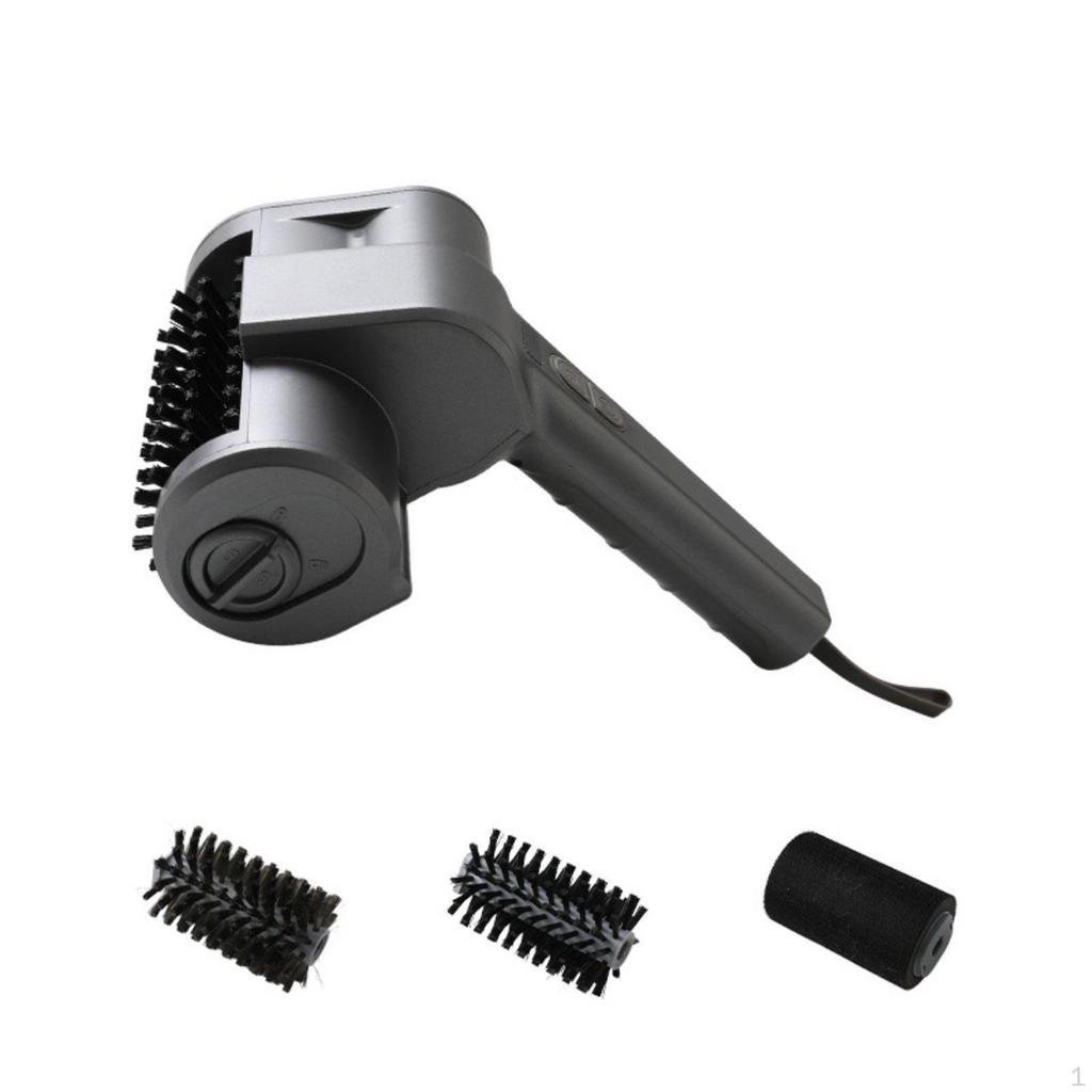 Electric Grill Brush Stainless Steel Bristles Automatic Rotating Cleaner IPX6 Waterproof Cordless