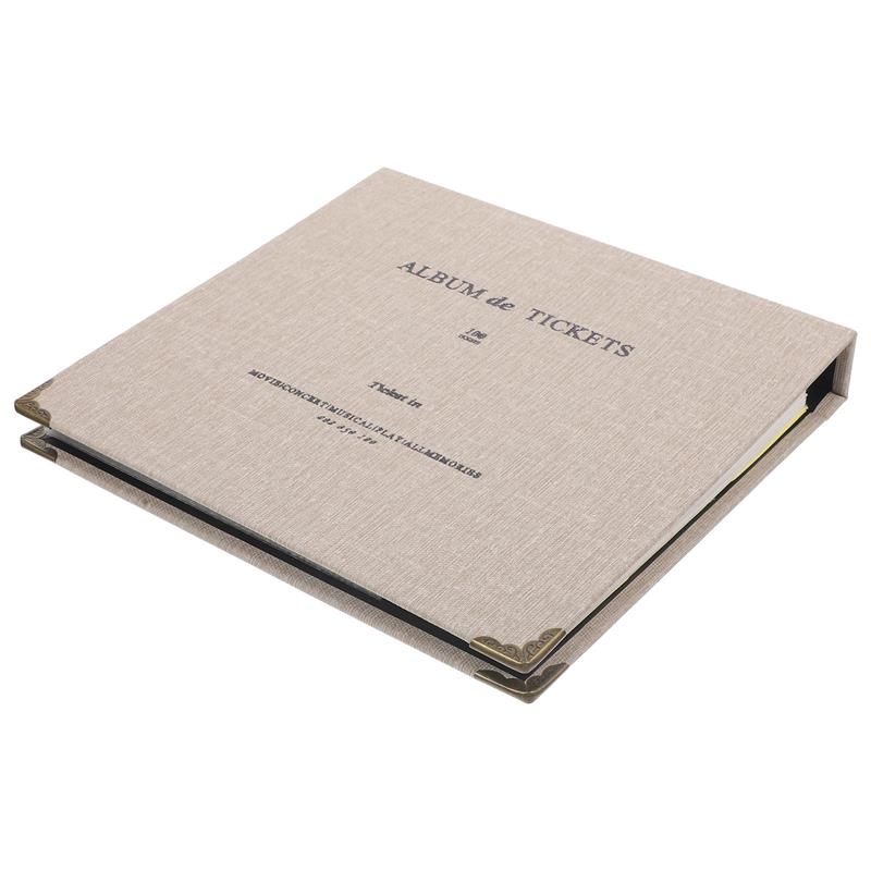 

Portable Tickets Album Cards Storage Book Ticket Holder Memory ganizer Photo Albums Travel Souvenir Notebook Concert