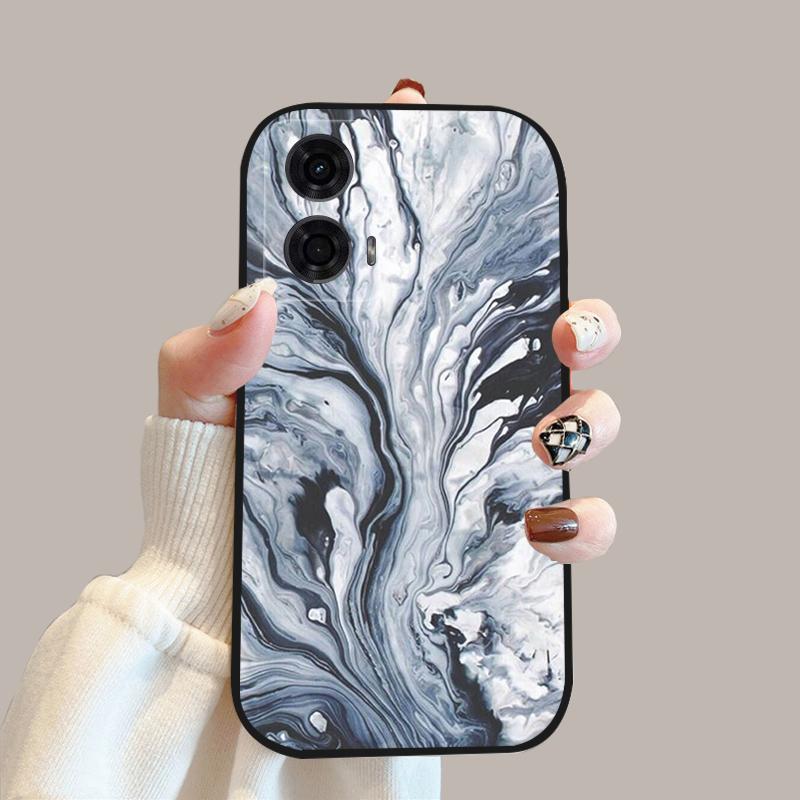 For Motorola Moto G24 Power 4G Case G 24 New Fashion Flower Silicone Soft Back Cover For Moto G04 G04s Phone Case MotoG04 Coque