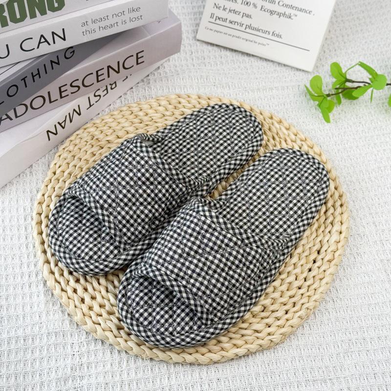 2025 Unisex Linen Slippers: Silent, Non-slip Cotton for All Seasons, Ideal for Home and Indoor Wooden Floors.