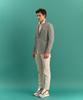 PANICALE Beige Cotton Linen Elastic Pants