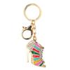 Goddess High-heeled Shoes Keychain, Cute Crystal Pendant, Creative Bag Keychain