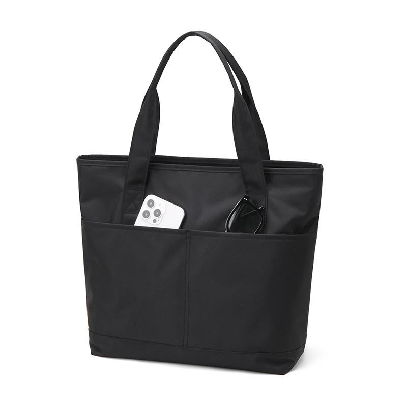 Servietă pentru bărbați, de mare capacitate, ușoară, geantă de umăr