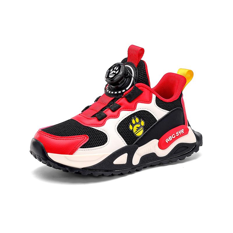 Children Running Shoes Spring Mesh Breathable Outdoor Casual Shoes Fashion Non Slip Wear-resistant Low Top Sports Shoes for Kids