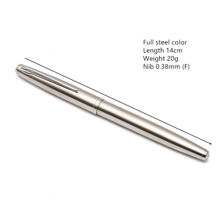 Jinhao 911 Elegant Fountain Pen Fine Nib Stainless Steel Body Office Finance School Writing