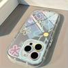 Colorful flower mirror phone case suitable for iPhone 17 16 15 14 13 12 11 Pro/Max/Plus anti drop and shockproof back cover