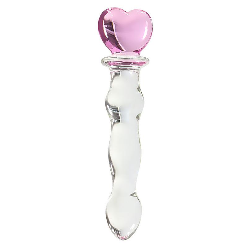 Crystal Glass Anal Plug Dildo - Antibacterial High Simulation for Women