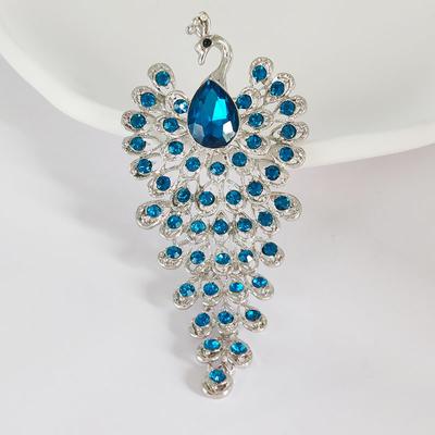 Anti-Licht Pfau Brosche High-End Brosche Strass Kleideraccessoires Phönix Retro Brosche