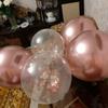 25pcs Rose Gold Mixed Balloons 10 15 16 18  20 21 25 30 35 40 50th Birthday Party Decorations  Woman Birthday Anniversary Decor