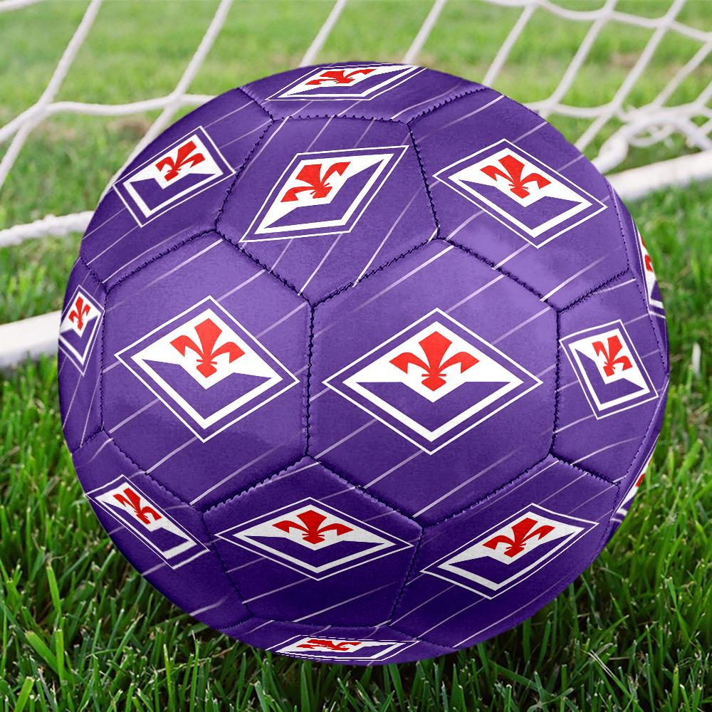 Fiorentina Football Club Size 5 Soccer Balls, Anti-Slip, Protective Football, Outdoor Sport, a Unique Gift Suitable for Him/her, Birthdays