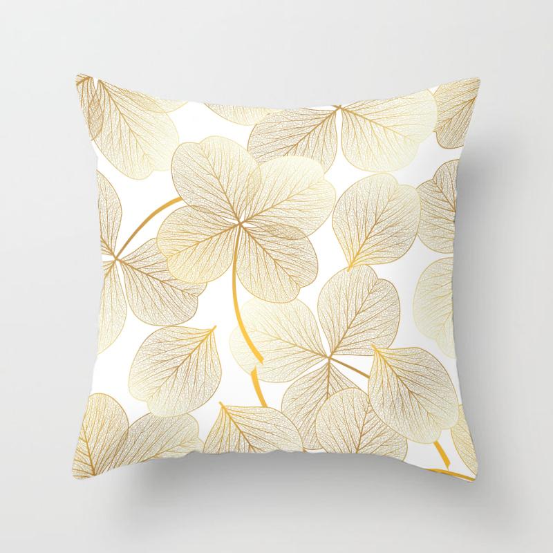 

Творча наволочка із сусальним золотом з принтом Автомобіль Диван Офісне крісло Наволочка Проста прикраса для дому Наволочка 40X40CM