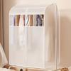 1pc Washable Transparent Garment Bag Dustproof Hanging Clothes Cover with Magic Tape Closure, Polyester Storage Organizer for Home Use