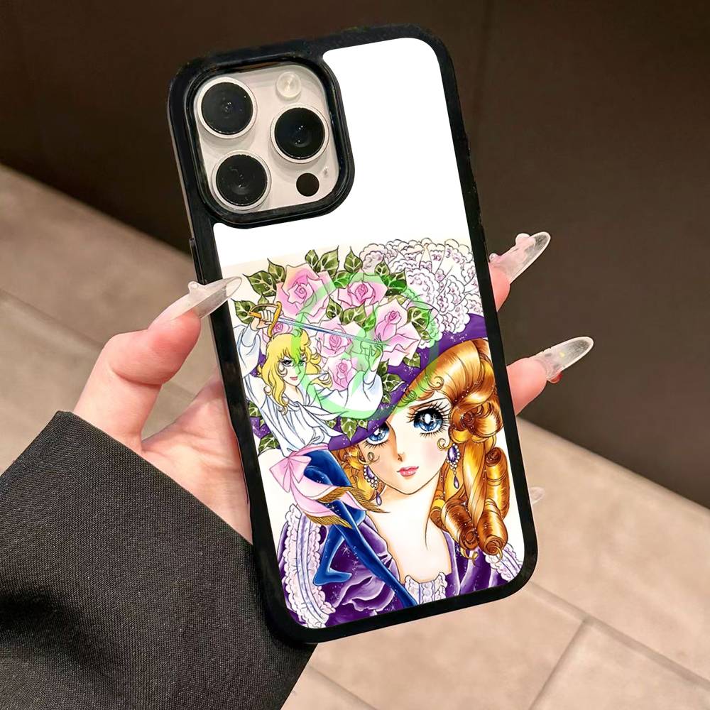 Rose Of V-Versailles Lady Oscar Für IPhone 17 Air 16 E 15 14 13 12 11 Pro Max Plus PC Stoßfeste TPU Hülle Für Magsafe Handyhülle