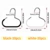 1-20Pcs Circle Ring Hat Hanger Versatile Manganese Steel Round Hook - Perfect for Hats,Ties,Scarves & Bags,Strong Load-Bearing
