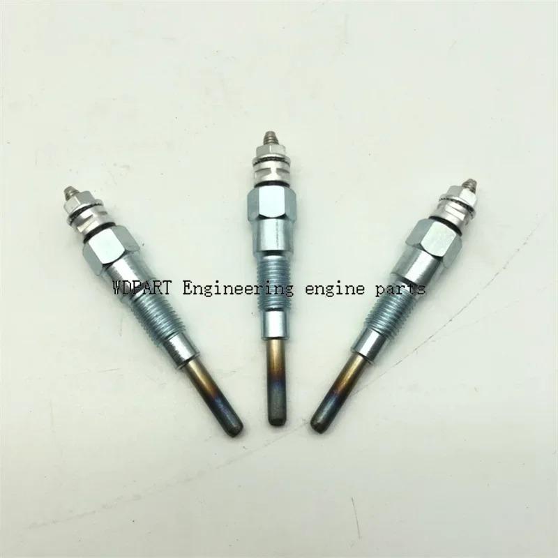 3PCS 16851-65510 New Glow Plug For Kubota D722 D902 D905 D1005 D1105 B1700 16851-65512 16854-65510 16854-65512