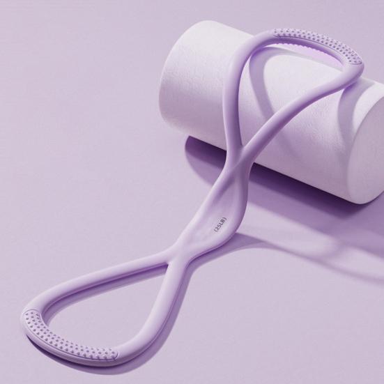 Figure 8 Fitness Resistance Band Anti-slip Silicone 15/25/35Lbs Men Women Arm Shoulder Stretch Strength Training Exercise Elastic Strap Tension Rope