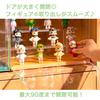 CLEAN HOUSE Green Acrylic Figure Extra with for Collectible Storage and Display Case, Large, Stackable, Stickers,