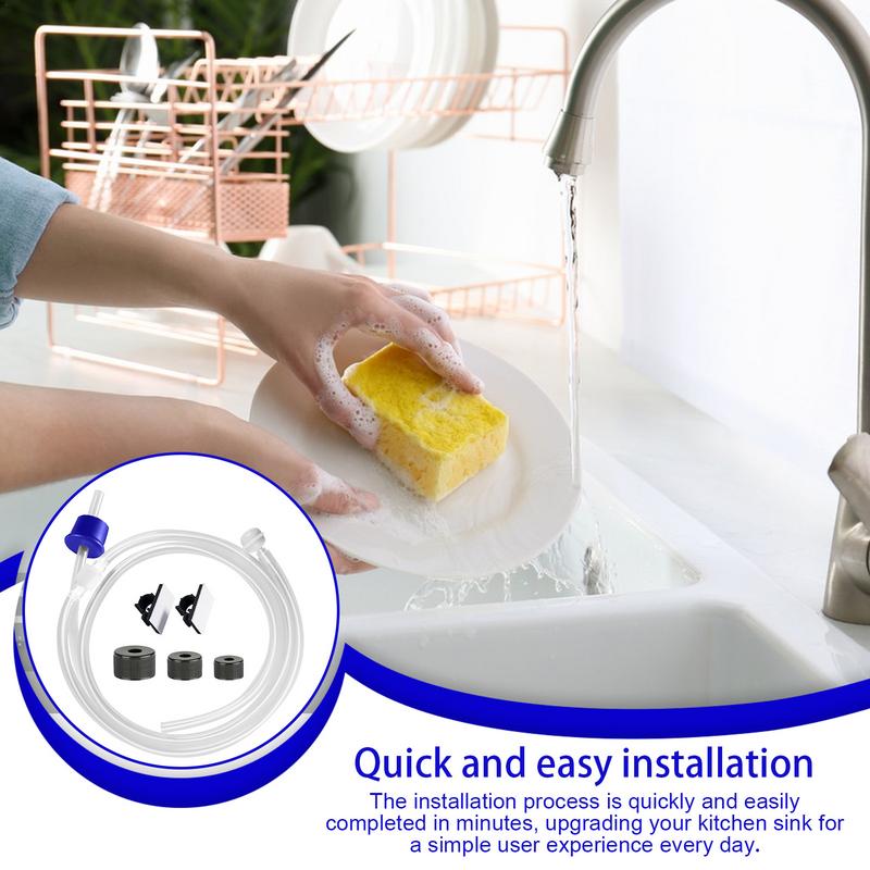 

Under Counter Soap Extension Tube Kit Silicone Kitchen Sink Dish Soap Dispenser Hose Long Bathroom Shampoo Tube For Home Hotel United States