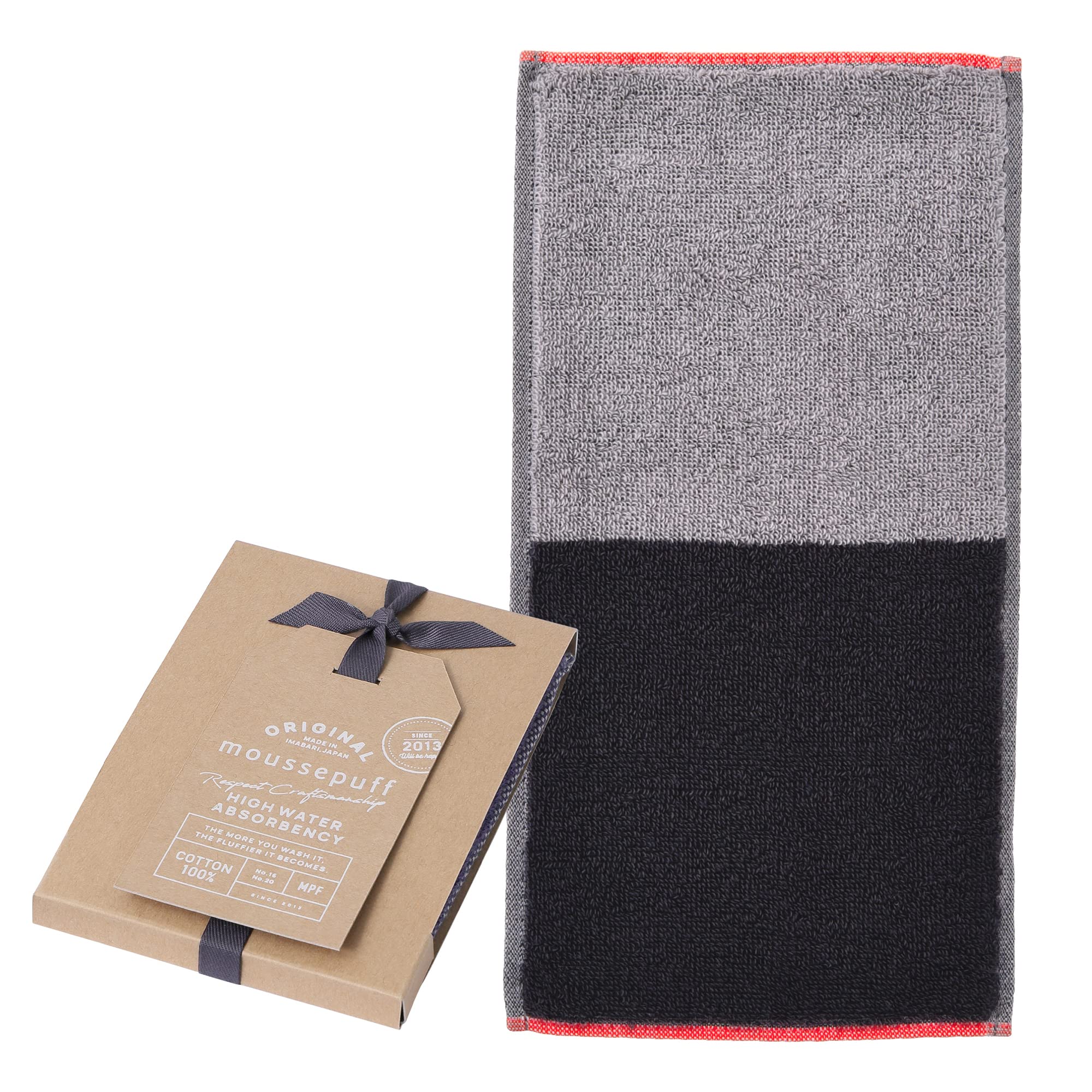 

nishikawa Mousse Puff Half Mini Towel Стирающееся хлопковое полотенце Пушистое после каждой стирки Уникальный пушистый хлопок, который хорошо впитывает воду Пушистый и мягкий Сделано в