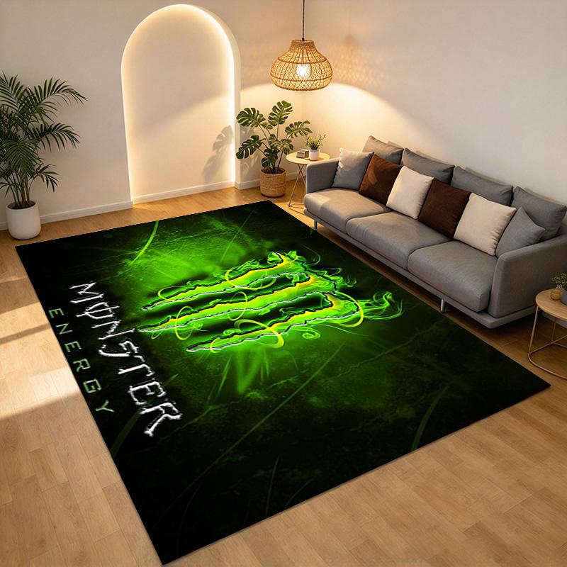 Monster Energy Living Room Nonslip Area Rug Soft Carpet For Bedroom Game Playroom Sofa Office Home Decor Doormat Christmas Gift C9291423