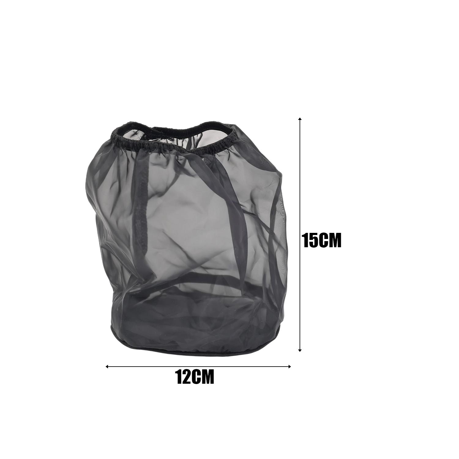 

Universal Air Filter Protector Cover Air Filter Protector Cover for High Flow Intake Filters Waterproof Oil and Dust Resistant 12x15cm
