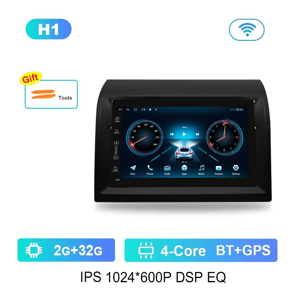 

Android Автомагнитола Мультимедийный Видеоплеер 7 дюймов для Fiat Ducato 2006 - 2016 DSP Стерео GPS Bluetooth HD Сенсорный Экран Carplay