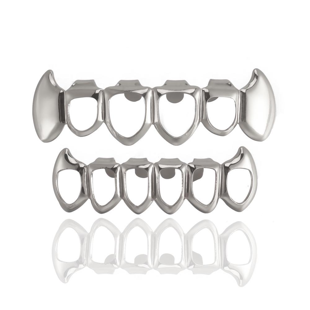 Four-Hole Pointed HIPHOP Halloween False Teeth Masquerade Props