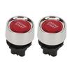 Interruttore di accensione avviamento motore CC 12V 50A Interruttore di avviamento a pulsante per camper yacht barche auto da corsa camion rosso
