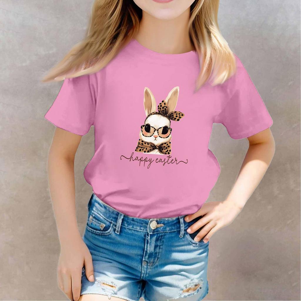 T-shirts för småbarnsflicka, pojkar, barntopp, pojkar och flickor, tryckt kortärmad t-shirt