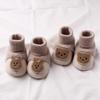 Winter Infant Soft-Sole Cotton Shoes, Fleece-Lined, Thickened, Non-Slip, Foot Covers