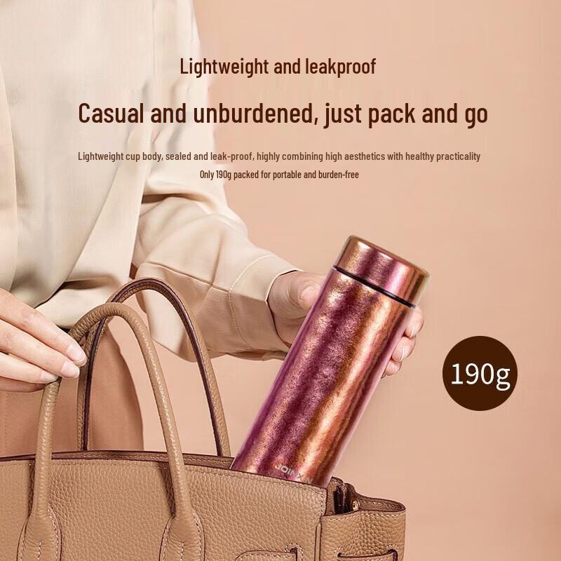 JOINXIN Colorful Pure Titanium Insulated Bottle with Filter