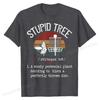 Stupid Tree Disc Golf T-shirt Funny Gift  Vintage T-Shirt cosie T Shirt for Cotton Tops Shirts Casual Retro