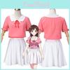 Rent A Girlfriend Ichinose Chizuru/mizuhara Chizuru Cosplay Costume Stylish Short Skirt