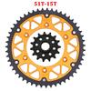 Motorcycle Parts 15T 45T-52T Front Rear Sprockets For KTM 690SM 690SMR 620 690 SM SMC SMR 640 LC4 Duke 790 890 Adventure R Rally
