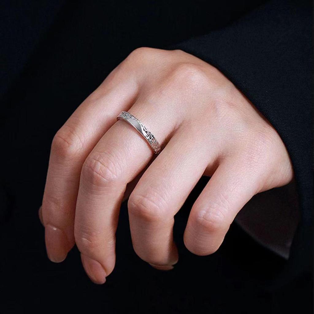 Inel Stea cu Cinci Colțuri pentru Femei - Lux Lejer, Design Coreean High-End, Bandă Argintie pentru Degetul Arătător, Perfect pentru Studente.