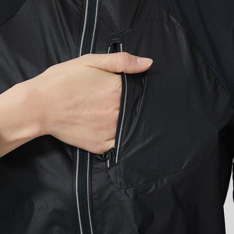 Under Armour Hooded Zip-Up Casual Jacket Women Outerwear Black 1350958-001