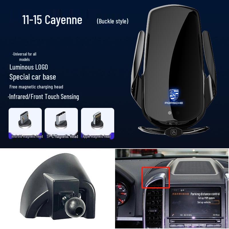 Magnetyczny Bezprzewodowy Szybki Uchwyt na Telefon do 718/Panamera/Cayenne/911