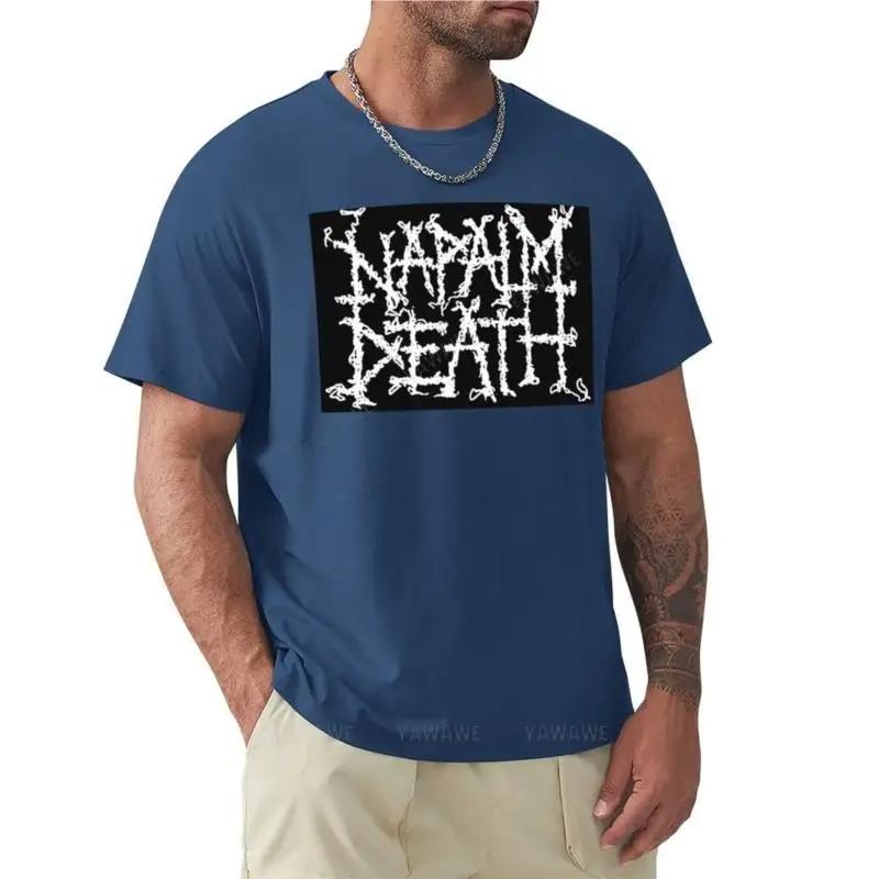 Napalm Death T-Shirt Crew Neck T-shirt Tee Shirt Graphic T Shirt Heavyweight T Shirts for Men