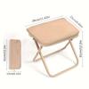 Klappbarer Campinghocker, klappbare Fußstütze für leichtes, kompaktes Design für Outdoor-Wanderungen, Rucksackreisen, Angeln, Picknick, Grillen