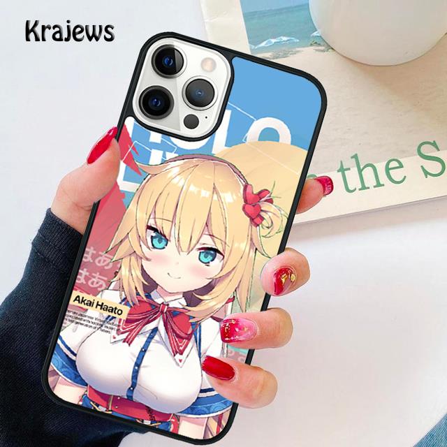 

Мягкий чехол для телефона Akai Haato Haachama Hololive для iPhone 14 XR X XS Max 5S 6S 7 8 Plus SE 2020 11 12 13 Pro Max, мини-чехол для телефона Samsung S22ultra